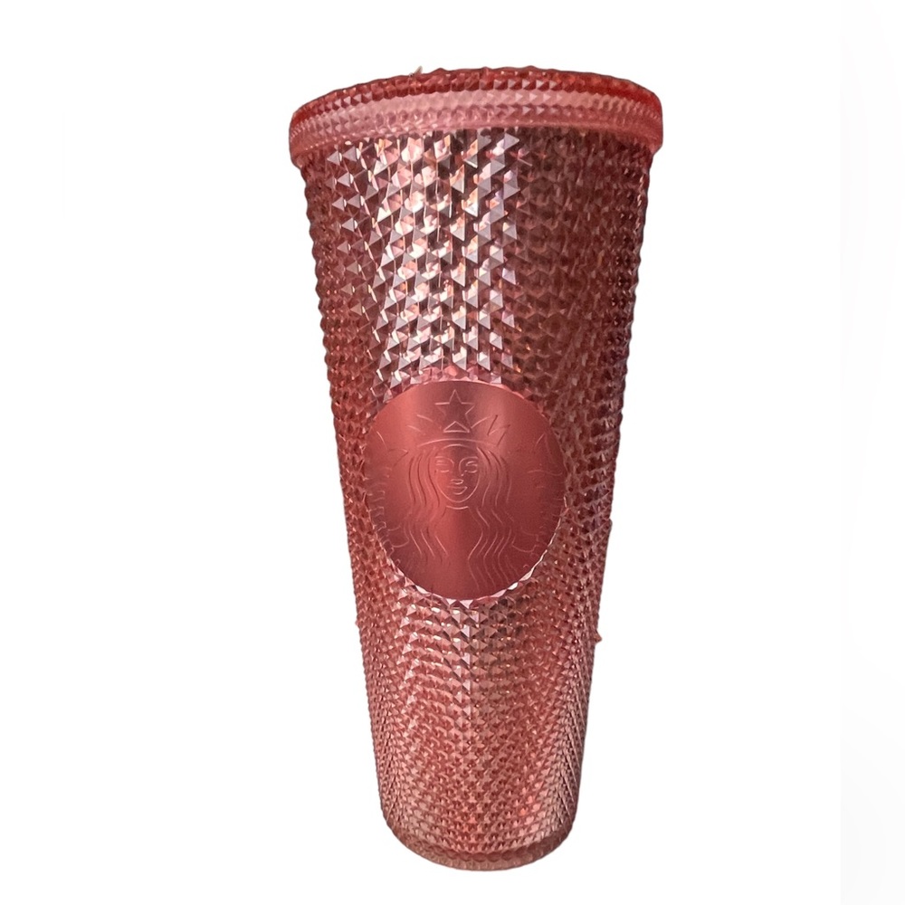 Starbucks cup. Rose gold.